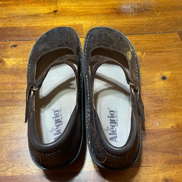 Alegria brown/ chocolate new condition never worn leather upper/lining size 39 - Picture 2 of 6